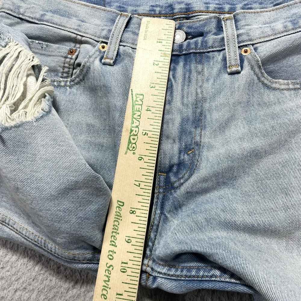 Levi's 511 Cutoff Shorts Mens 32 Blue Denim Bermuda 10